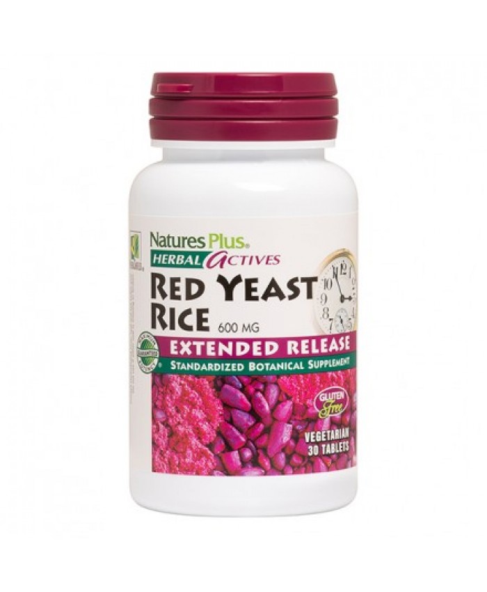 Natures Plus Red Yeast Rice 600mg Extended Release 30tabs